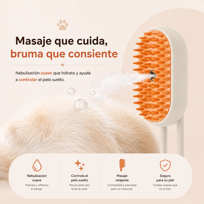 Cepillo de Vapor para Mascotas
